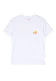 Sundek logo-print cotton T-shirt - Bianco