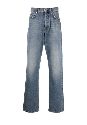 Sunflower organic cotton straight-leg jeans - Blu