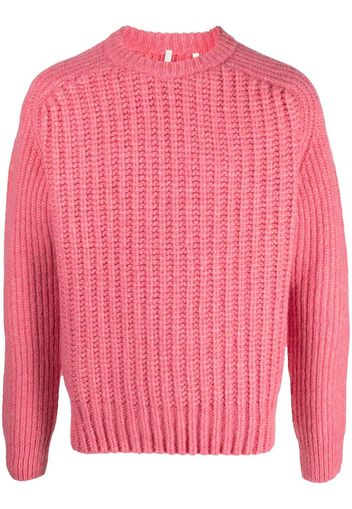 Sunflower ribbed-knit jumper - Rosa