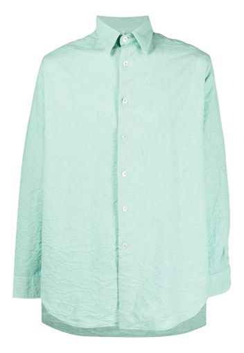 Sunflower Adrian crinkled-finish shirt - Verde