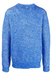 Sunflower rib-knit cotton-wool jumper - Blu