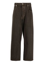 Sunflower wide-leg organic cotton jeans - Marrone