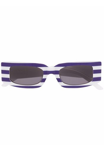 Sunnei square-frame striped sunglasses - Blu