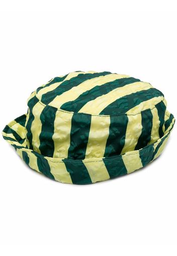 Sunnei striped bucket hat - Verde