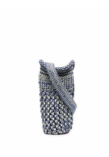 Sunnei knitted shoulder bag - Blu