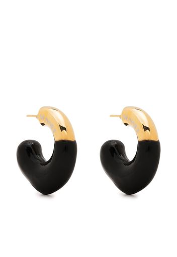 Sunnei Rubberized Small Earrings - Nero