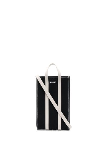 Sunnei logo-print crossbody bag - Nero