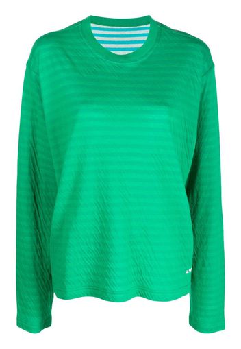 Sunnei long-sleeves cotton sweatshirt - Verde