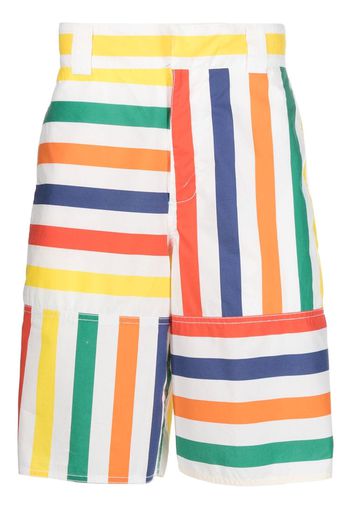 Sunnei Shorts a righe - Bianco