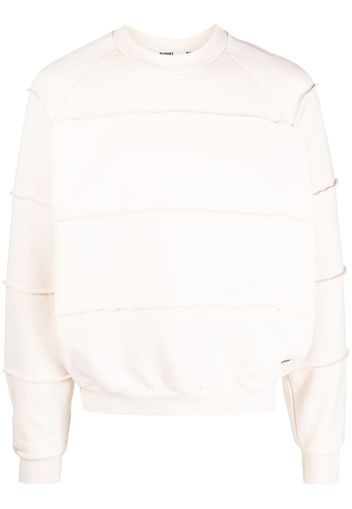 Sunnei logo-print cotton sweatshirt - Toni neutri