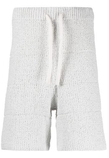 Sunnei drawstring-waist knitted shorts - Grigio