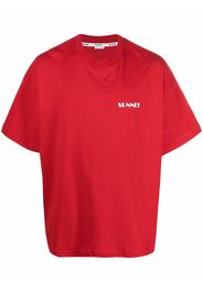 Sunnei T-shirt con stampa - Rosso