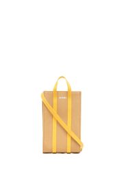 Sunnei logo-print pouch - Giallo