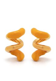 Sunnei Rubberized Small Earrings - Oro