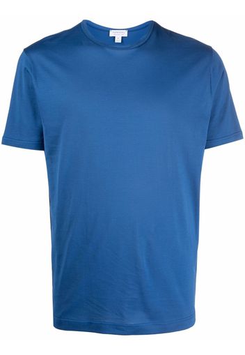 Sunspel short-sleeved cotton T-shirt - Blu