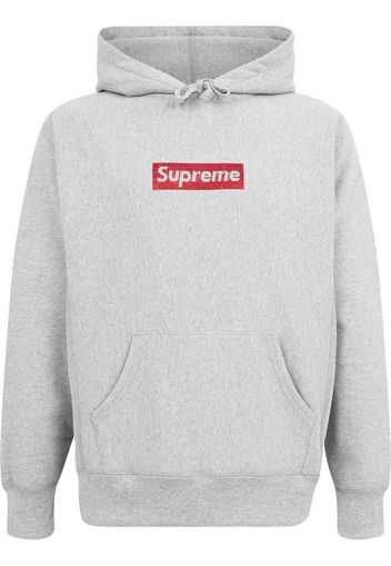 SUPREME Swarovski Box Logo Hoodie - Grigio