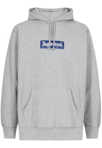 Supreme Bandana Box Logo Hoodie - Grigio