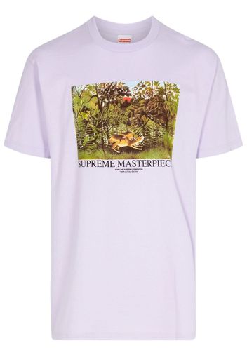 Supreme T-shirt con stampa - Viola