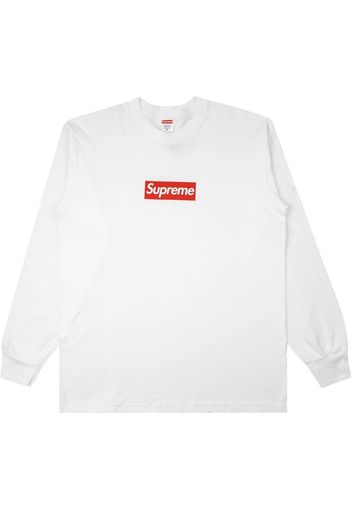 SUPREME box-logo long-sleeve T-shirt - Bianco