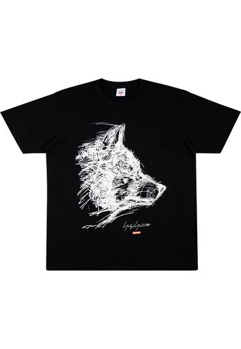 Supreme T-shirt Scribble Wolf supreme x Yohji Yamamoto - Nero