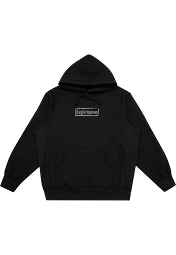 Supreme Kaws Chalk logo hoodie - Nero