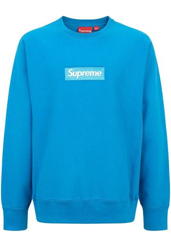 SUPREME box logo sweatshirt - Blu