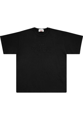 Supreme T-shirt con ricamo supreme x Stone Island - Nero