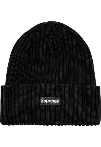 Supreme overdyed beanie hat - Nero