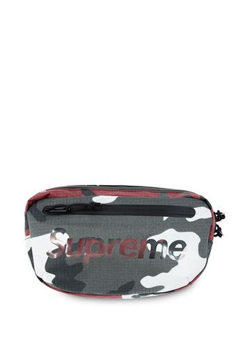 Supreme logo-print belt bag - Grigio