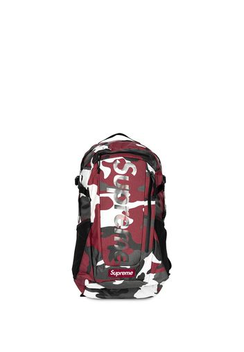 Supreme logo-print backpack "SS 21" - Rosso