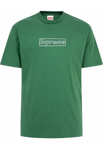 Supreme T-shirt con logo supreme x KAWS - Verde