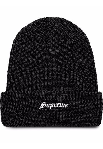 Supreme Twisted Loose Gauge beanie - Nero