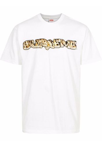 Supreme logo-print Diamond T-shirt "FW21" - Bianco