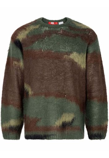 Supreme x Junya Watanabe brushed camo jumper - Verde