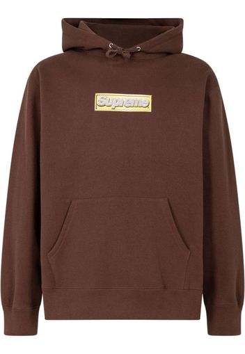 Supreme Bling Box Logo hoodie - Marrone