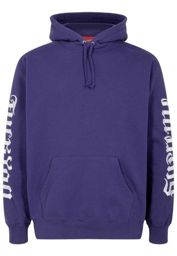 Supreme Ambigram long-sleeve hoodie - Blu