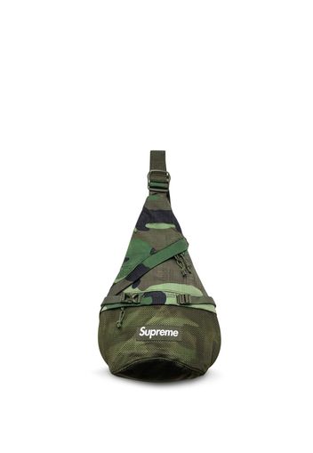 Supreme camouflage-print sling bag - Verde