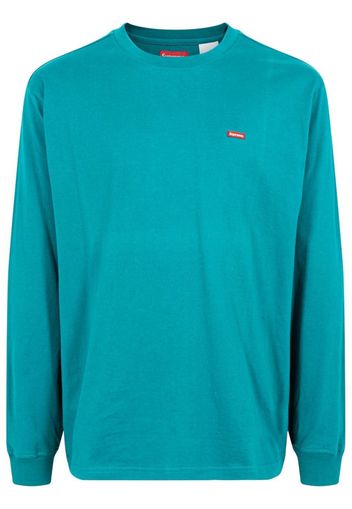 Supreme small box logo long-sleeve T-shirt - Blu