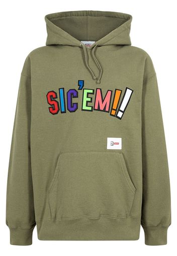 Supreme Felpa con stampa Sic'em! SUPREME x WTAPS - Verde