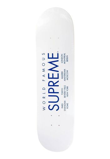 Supreme International skateboard deck - Bianco