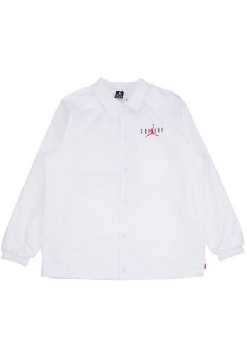 Supreme x Jordan coach jacket - Bianco