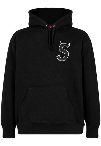 Supreme S logo hoodie - Nero