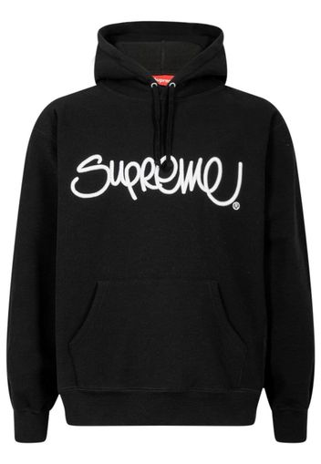 Supreme Raised Handstyle hoodie - Nero