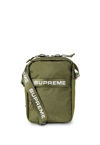 Supreme logo-print shoulder bag - Verde