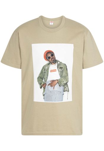 Supreme Andre 3000 graphic-print T-shirt - Toni neutri