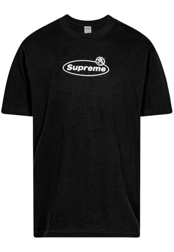 Supreme Warning cotton T-shirt - Nero