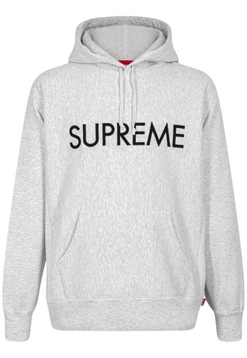 Supreme Capital long-sleeve hoodie - Grigio