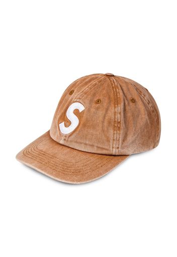 Supreme S logo 6-panel cap - Marrone