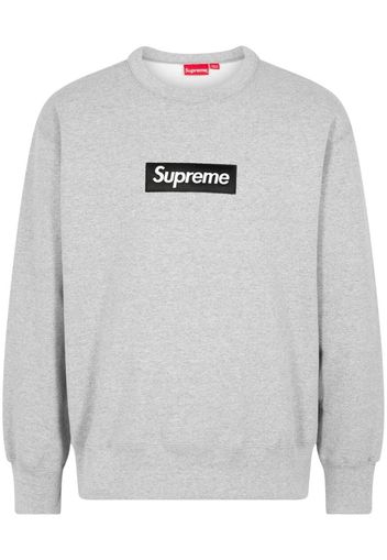 Supreme box logo crew-neck sweatshirt - Grigio