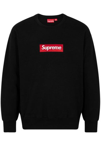 Supreme box logo crew-neck sweatshirt - Nero